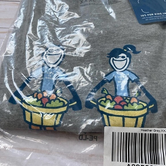 Life is Good Women’s Foodies Working Together Heather Gray XXXL New - Picture 1 of 11
